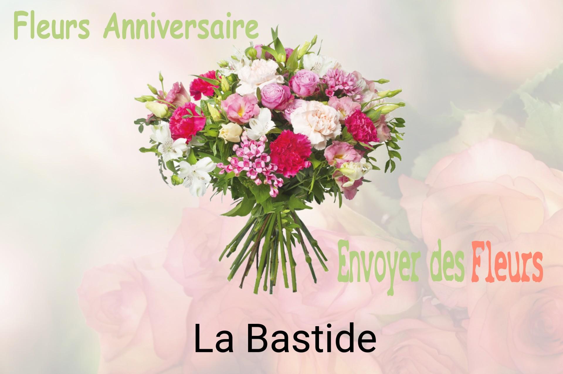 Bouquet de fleurs d’anniversaire livré à La Bastide