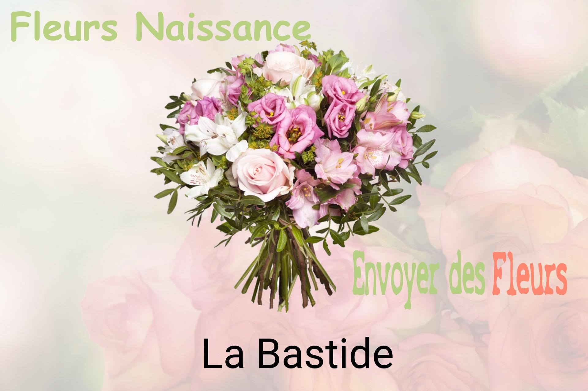 Bouquet de fleurs de naissance livré à La Bastide