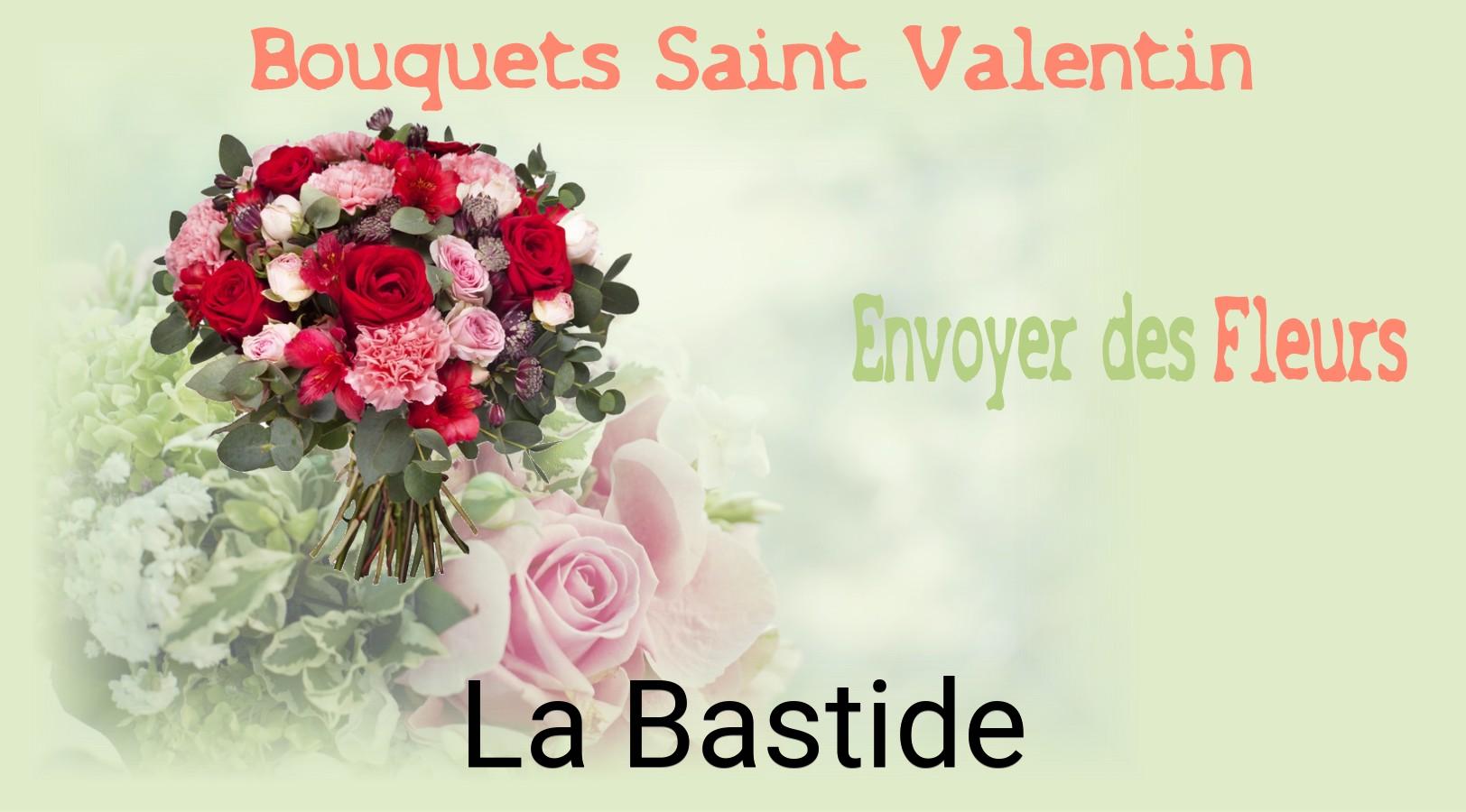 Roses de Saint-Valentin livrées à La Bastide